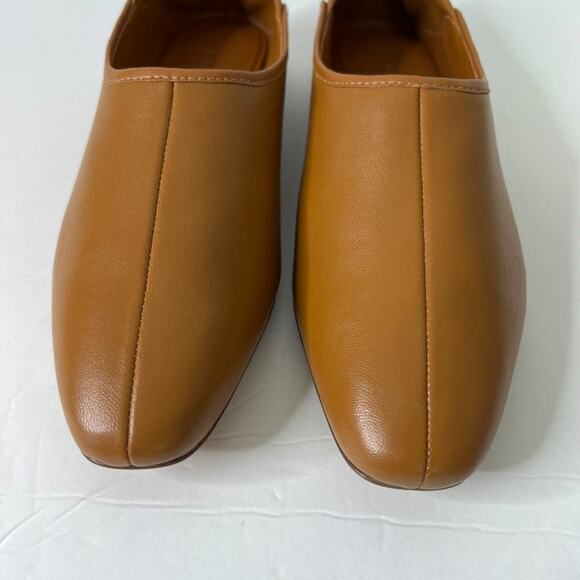 Vince  Branine Square Toe Slip On Leather Loafers 6.5 - Picture 4 of 10